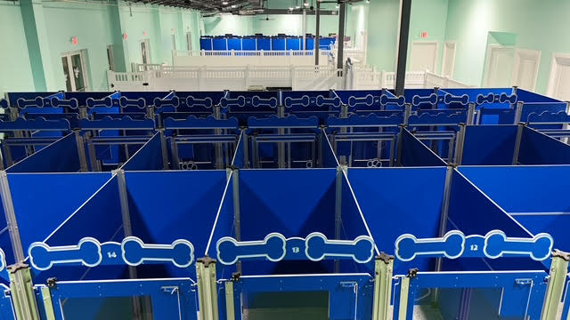 Boarding area of Tiki Tails