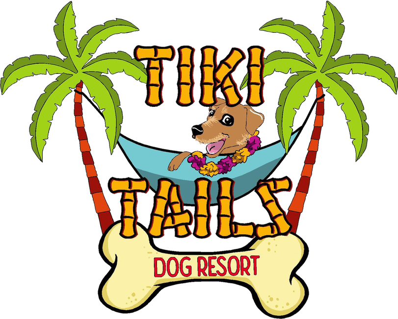 Tiki Tails Dog Resort Logo
